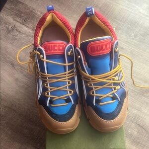 Gucci Vibrant Multicolor Sneakers with High-Top Design